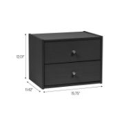 Denny Stackable 2 Drawer Storage Chest