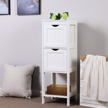 Bathroom+Floor+Cabinet,+Multifunctional+Wooden+Storage+Cabinet+With+2+Drawers+For Bathroom+Floor+Cabinet,+Multifunctional+Wooden+Storage+Cabinet+With+2+Drawers+For