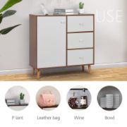 Modern Large-Capacity Bedroom Bookcase Storage Cabinet