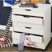 صورة Breshay 6 Drawer Rolling Storage Chest