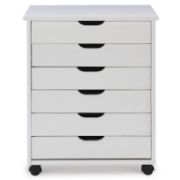 Picture of Breshay 6 Drawer Rolling Storage Chest