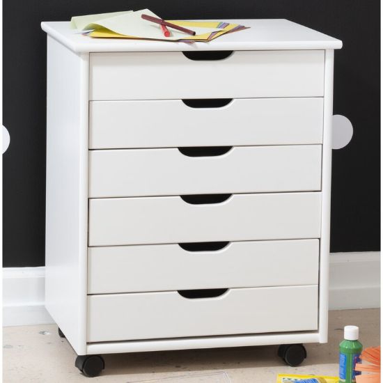 Picture of Breshay 6 Drawer Rolling Storage Chest