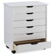 صورة Breshay 6 Drawer Rolling Storage Chest