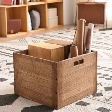 Stackable Wood Storage CubeBasketBins Organizer For Home Books Clothes Open Cubby Storage System - Office Bookcase Closet Shelves Stackable Wood Storage CubeBasketBins Organizer For Home Books Clothes Open Cubby Storage System - Office Bookcase Closet Shelves
