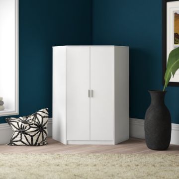 Eva 2 Door Corner Wardrobe Eva 2 Door Corner Wardrobe