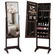 Aganlane Jewelry Armoire with Mirror