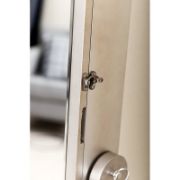 Auston Solid Wood Jewelry Armoire with Mirror