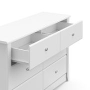 Crescent 6 Drawer Double Dresser