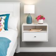 Cäcilie Drawer Nightstand in White