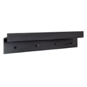 Creager Accent Wall Shelf Ledge with Hooks