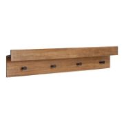Creager Accent Wall Shelf Ledge with Hook - Naturals 