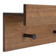 Creager Accent Wall Shelf Ledge with Hook - Naturals 