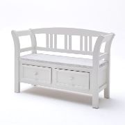 Lindsay Wood Storage Hallway Bench