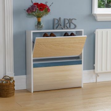 Juliāna 8 Pair Shoe Storage Cabinet Juliāna 8 Pair Shoe Storage Cabinet
