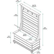 Marika Hall Tree with Bench