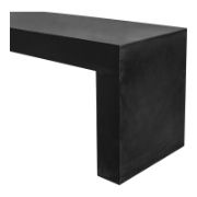 LAZARUS OUTDOOR BENCH BLACK