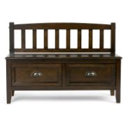 Madlin Wood Drawer Storage Bench