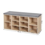 Jire Shoe Stoarge Bench