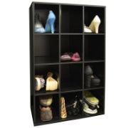 Barbara 12 Pair Stackable Shoe Storage Cabinet