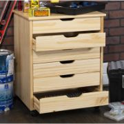 Breshay+6+Drawer+Rolling+Storage+Chest 