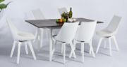 Elaina Extendable Iron Dining Table