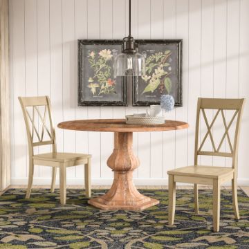 Cheryll Solid Wood Cross Back Side Chair (Set of 2) Cheryll Solid Wood Cross Back Side Chair (Set of 2)