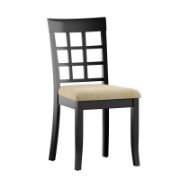 Gillan Slat Back Side Chair in Black (Set of 2)