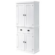 Santa Kitchen Cabinet w 2 Drawers White