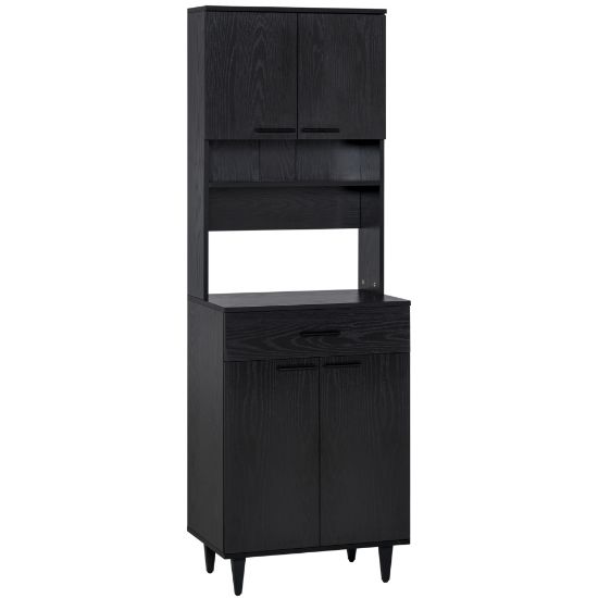 Madia Kitchen Buffet with Hutch Wooden Storage Cupboard