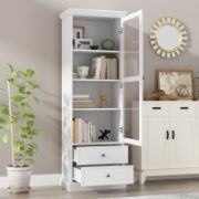 Layan Glass Storage Cabinet