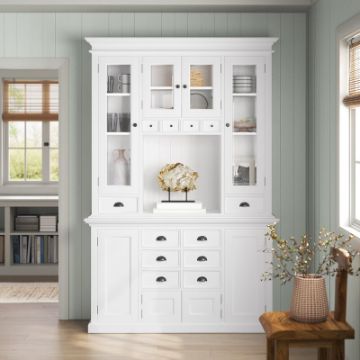 Castiel Buffet & Kitchen Cabinet – Natural Wood Castiel Buffet & Kitchen Cabinet – Natural Wood
