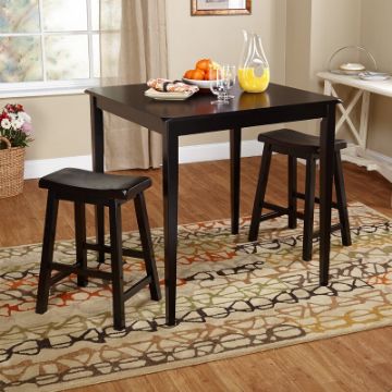 Clio Counter Height Rubberwood Solid Wood Dining Set Clio Counter Height Rubberwood Solid Wood Dining Set