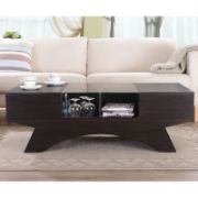 Madilynn Trestle Coffee Table with Storage