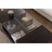 Madilynn Trestle Coffee Table with Storage