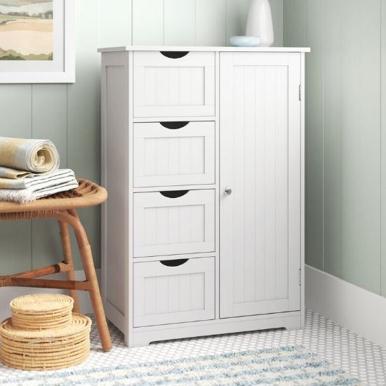 Manske Free-Standing Bathroom Cabinet