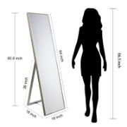 Golbahar Modern & Contemporary Beveled Cheval Mirror