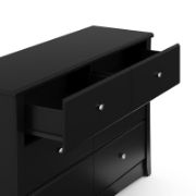 Crescent 6 Drawer Double Dresser