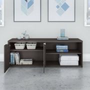 Picture of Lowarzo White and Wooden storage cabinet 