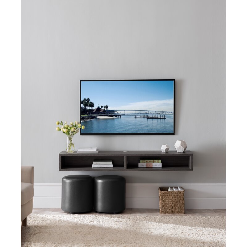 Kist Floating TV Unit | Natural Wood Wall-Mounted stand | revvvd | revvvd