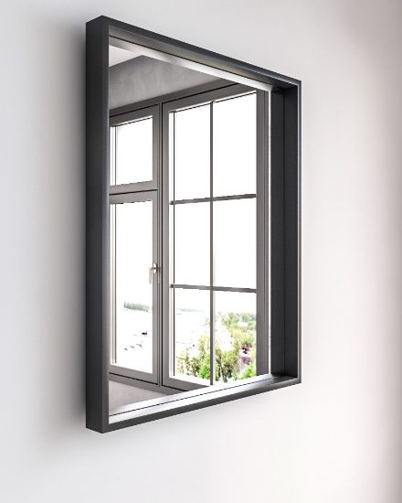 Picture of Orlina wood mirror