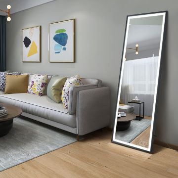 Show details for Halfron LED Full Length Mirror Picture of Halfron LED Full Length Mirror