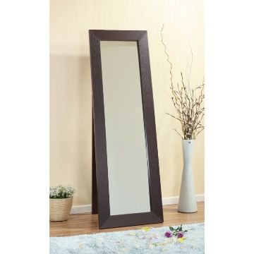 Show details for Tyan Full-Length Beveled Mirror - Wooden Frame Picture of Tyan Full-Length Beveled Mirror - Wooden Frame
