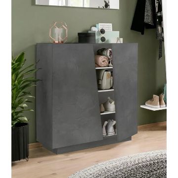 Show details for Ajena Shoe Storage Cabinet - Grey Picture of Ajena Shoe Storage Cabinet - Grey