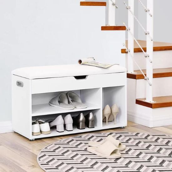 Picture of Entryway 8 Pair Shoe Storage Bench