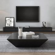 Picture of Modern Walnut TV Stand Rectangle Walnut