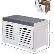 Picture of Zefon Multifunctional Shoe Storage Bench