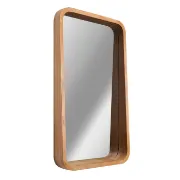 Axania Rectangle Wood Wall Mirror