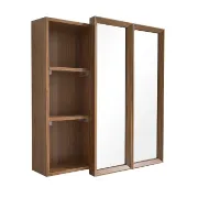 Ancelmo Surface Mount Frameless 2 Door Medicine Cabinet