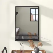 Marko Rectangle Metal Wall Mirror