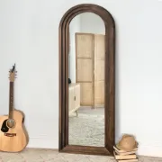 NeuType Solid Wood Full-Length Mirror for Living Room Bedroom